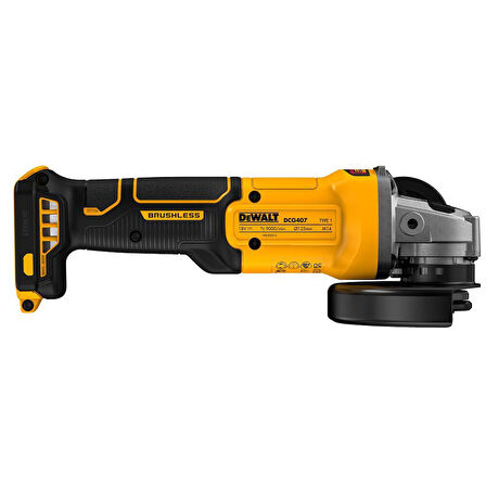 Dewalt DCG407P2T 18V 5.0 Ah Çift Akülü 125mm Kömürsüz Avuç Taşlama	