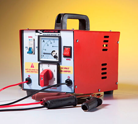 Soyberg 025 Tek Akülük Manuel Akü Sarj Cihazı 12 V 25 A