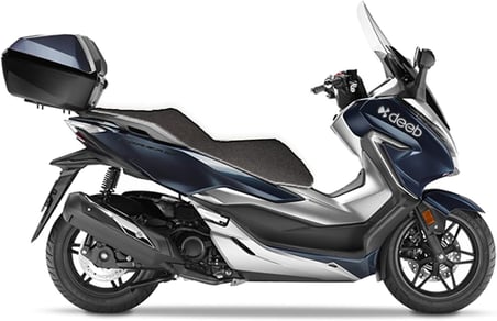 deeb Honda Forza 250 Kamuflaj Sele Kılıfı Örtüsü (Düz Siyah)