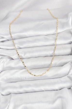 Utterly Good Kadın Kolye 14K Gold Renk Pirinç Gemi Zinciri Model