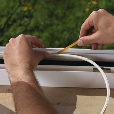 Kapı ve Pencere Fitili – 2,80 m x 2 (Toplam 5,6 m) Pimapen İzolasyon Bandı, Soğuk Hava ve Toz Önleyici Yalıtım Fitili, Ses ve Isı Yalıtımı İçin Kendinden Yapışkanlı Conta (Beyaz)