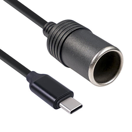  Type-c 5 Volt To 12 Volt Çakmak Fi̇ş Çevi̇ri̇ci̇