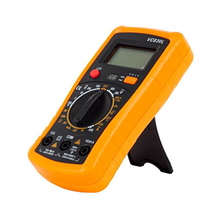 VC-830L Dijital Multimetre Ölçü Aleti Voltmetre Ampermetre Direnç Ölçer