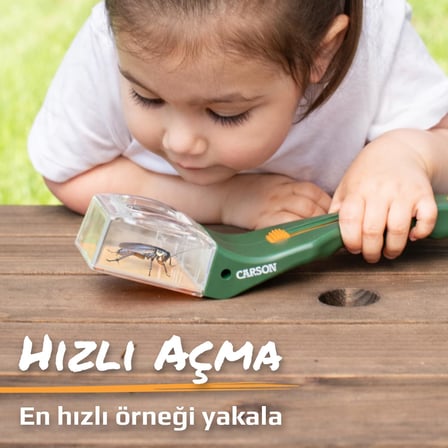 HU-10 Bugview Tek El 5x Büyüteç
