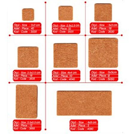 YAPIŞKAN KEÇE 30X30