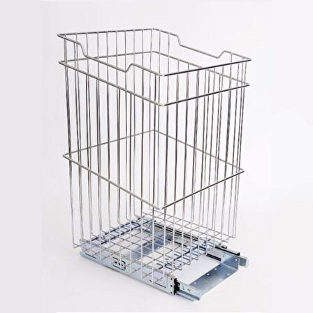 ALTTAN RAYLI CAMASIR SEPETI 50 CM