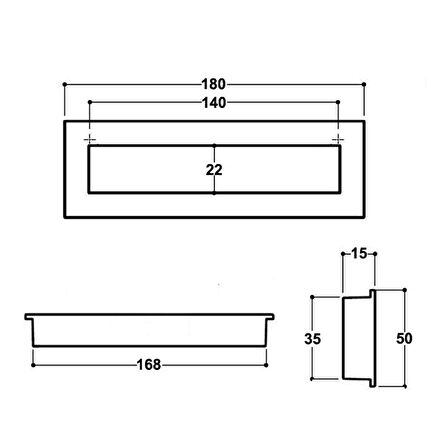 ERKUL 1016 GONCA GÖMME 160 MM MAT İNOX KULP