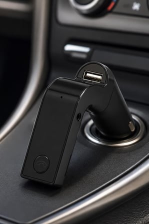 Transmitter Usb Girişli Android Ios Uyumlu Bluetooth CARG7 Siyah Pratik Aksiyon Şarj Aleti