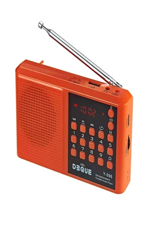 Y096 Deprem Radyosu Bluetoothlu Şarjlı Acil Durum Radyosu FM/USB/TF Kart Destekli LED Fenerli Radyo