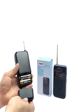 NS-8138 FM / AM / SW 3 Bant Deprem Çantasına Uygun Taşınabilir Cep Radyosu | Pilli Mini Radyo