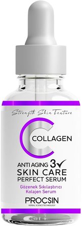 Anti-Aging Kolajen Serum, Kırışıklık Karşıtı &amp; Gözenek Sıkılaştırıcı, Yaşlanma Karşıtı &amp; Cilt Yenileyici, Günlük Bakım, 20 ML