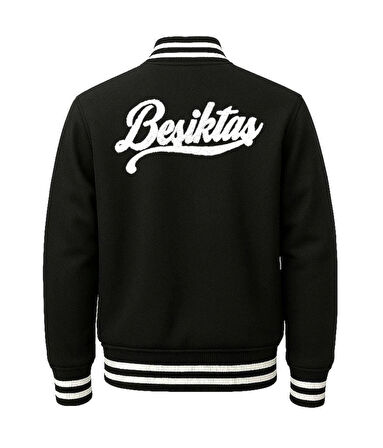 ERKEK ÇOCUK PAMUKLU BEŞİKTAŞLI KOLEJ CEKETİ - KABANI - MONT