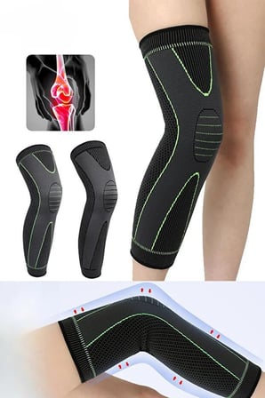 Lastikli Sporcu Diz Desteği Bandajı Lastikli Dizliği Uzun Model N820