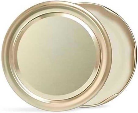 Hijyenik Paketli 10 Adet Kavanoz Kapağı - Gold - 82 Mm