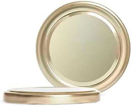 Hijyenik Paketli 10 Adet Kavanoz Kapağı - Gold - 82 Mm