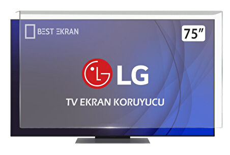 LG 75UT91006LA TV EKRAN KORUYUCU - LG 75" inç  Qned Webos TV Koruyucu