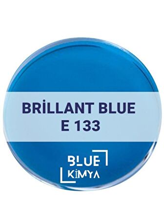 Brilliant Blue E133 Mavi Toz Gıda Boyası 250 Gr