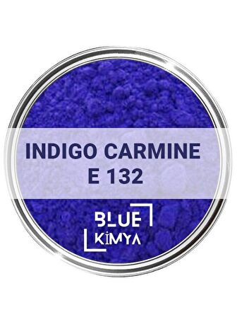 Indigo Carmine E132 Indigo Karmin Koyu Mavi Toz Gıda Boyası 250 Gr
