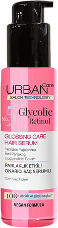 Glycolic Retinol Parlaklık Etkili Onarıcı Saç Bakım Serumu-100ml-Gloss