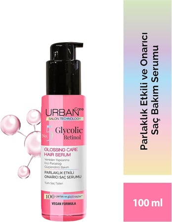 Glycolic Retinol Parlaklık Etkili Onarıcı Saç Bakım Serumu-100ml-Gloss