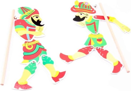 EXİZTİCARET Hacivat Ve Karagöz Oyun Seti exizNM796