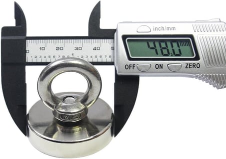 D48 Güçlü Neodyum Mıknatıs 48mm 75kg Askılı Fishing Salvage Magnet