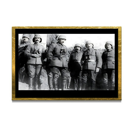 Gazi Mustafa Kemal Atatürk ÖZEL SERİ^# Miyrem  Design Cam Tablo Model: 18