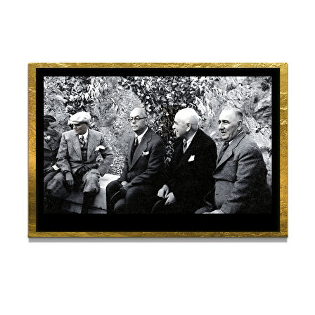 Gazi Mustafa Kemal Atatürk ÖZEL SERİ^# Miyrem  Design Cam Tablo Model: 24