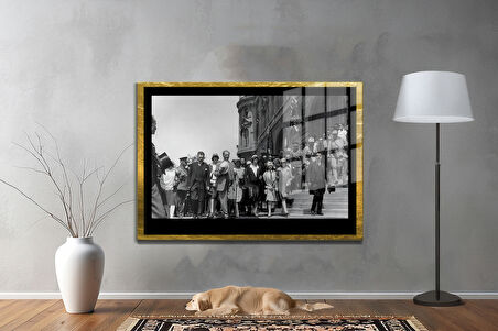 Gazi Mustafa Kemal Atatürk ÖZEL SERİ^# Miyrem  Design Cam Tablo Model: 45