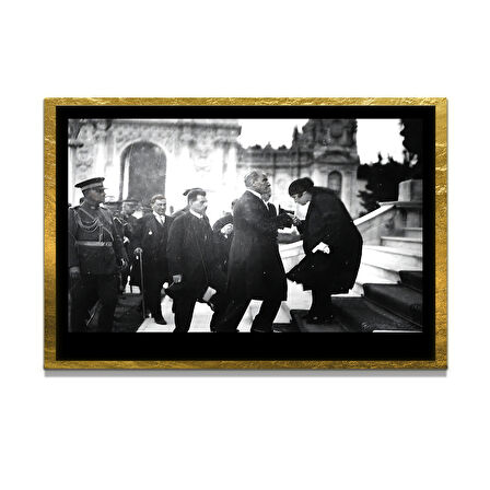 Gazi Mustafa Kemal Atatürk ÖZEL SERİ^# Miyrem  Design Cam Tablo Model: 51