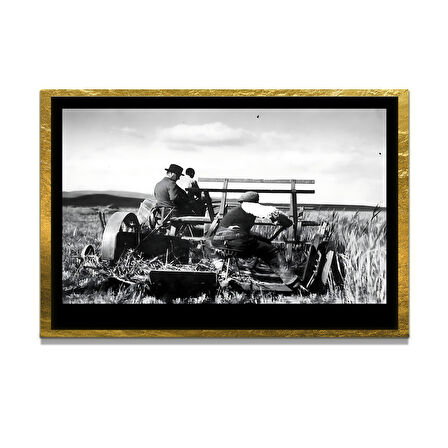 Gazi Mustafa Kemal Atatürk ÖZEL SERİ^# Miyrem  Design Cam Tablo Model: 57