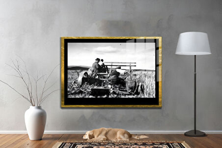 Gazi Mustafa Kemal Atatürk ÖZEL SERİ^# Miyrem  Design Cam Tablo Model: 61