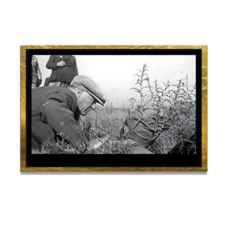 Gazi Mustafa Kemal Atatürk ÖZEL SERİ^# Miyrem  Design Cam Tablo Model: 83