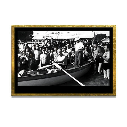 Gazi Mustafa Kemal Atatürk ÖZEL SERİ^# Miyrem  Design Cam Tablo Model: 95