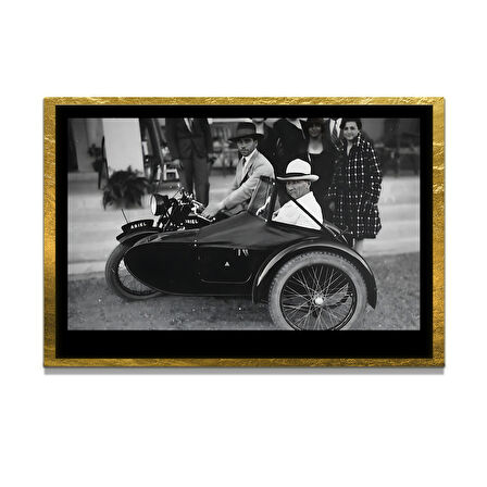 Gazi Mustafa Kemal Atatürk ÖZEL SERİ^# Miyrem  Design Cam Tablo Model: 109