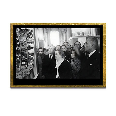 Gazi Mustafa Kemal Atatürk ÖZEL SERİ^# Miyrem  Design Cam Tablo Model: 112