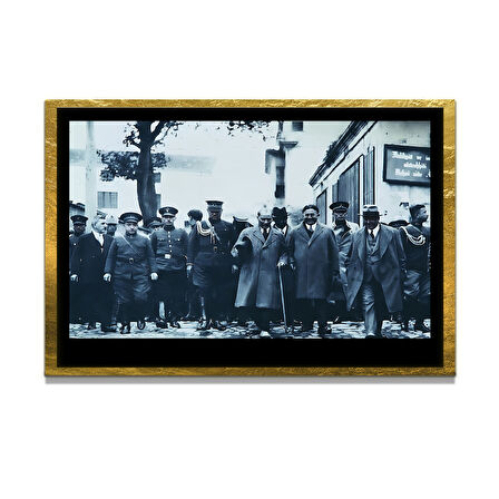 Gazi Mustafa Kemal Atatürk ÖZEL SERİ^# Miyrem  Design Cam Tablo Model: 149