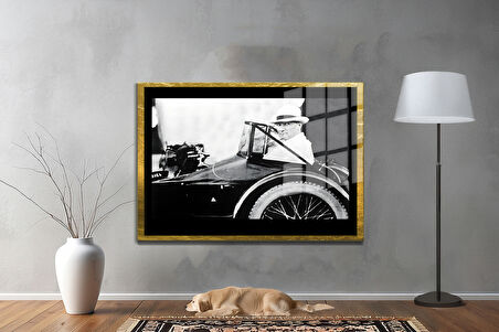 Gazi Mustafa Kemal Atatürk ÖZEL SERİ^# Miyrem  Design Cam Tablo Model: 161