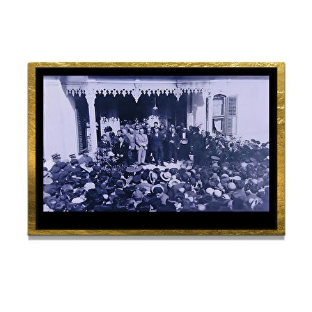 Gazi Mustafa Kemal Atatürk ÖZEL SERİ^# Miyrem  Design Cam Tablo Model: 170