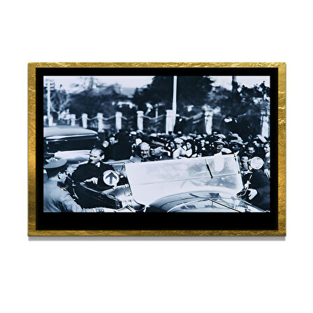 Gazi Mustafa Kemal Atatürk ÖZEL SERİ^# Miyrem  Design Cam Tablo Model: 172