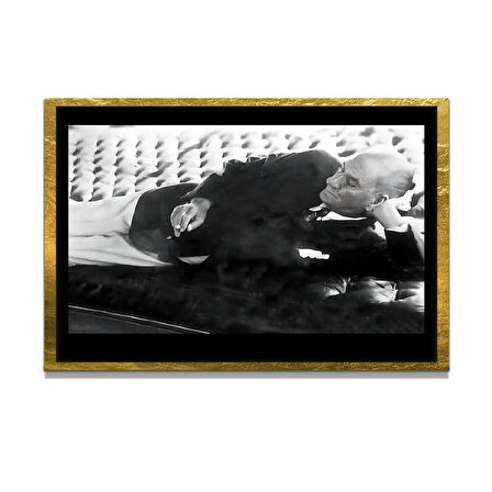 Gazi Mustafa Kemal Atatürk ÖZEL SERİ^# Miyrem  Design Cam Tablo Model: 194