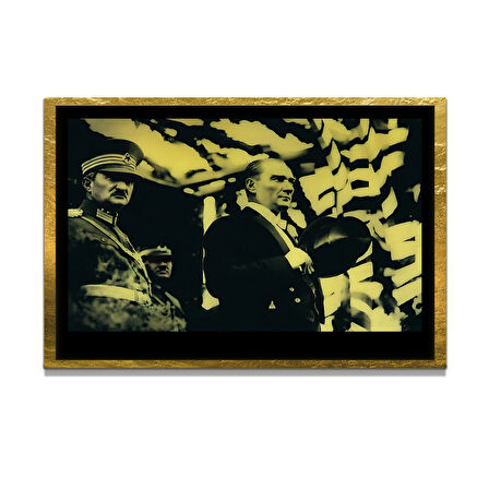 Gazi Mustafa Kemal Atatürk ÖZEL SERİ^# Miyrem  Design Cam Tablo Model: 197