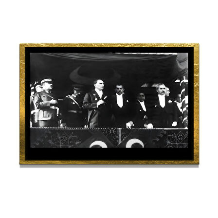Gazi Mustafa Kemal Atatürk ÖZEL SERİ^# Miyrem  Design Cam Tablo Model: 212