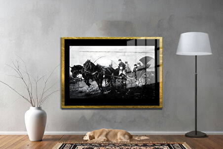 Gazi Mustafa Kemal Atatürk ÖZEL SERİ^# Miyrem  Design Cam Tablo Model: 249