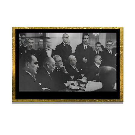 Gazi Mustafa Kemal Atatürk ÖZEL SERİ^# Miyrem  Design Cam Tablo Model: 258