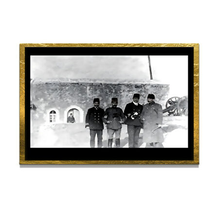 Gazi Mustafa Kemal Atatürk ÖZEL SERİ^# Miyrem  Design Cam Tablo Model: 264
