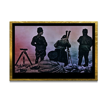 Gazi Mustafa Kemal Atatürk ÖZEL SERİ^# Miyrem  Design Cam Tablo Model: 291