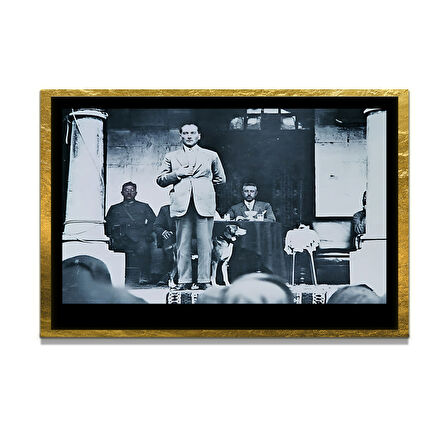 Gazi Mustafa Kemal Atatürk ÖZEL SERİ^# Miyrem  Design Cam Tablo Model: 294