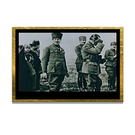 Gazi Mustafa Kemal Atatürk ÖZEL SERİ^# Miyrem  Design Cam Tablo Model: 304