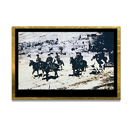 Gazi Mustafa Kemal Atatürk ÖZEL SERİ^# Miyrem  Design Cam Tablo Model: 314